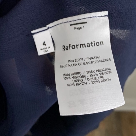 Reformation Corset Back Luciana Dress - Picture 9 of 11